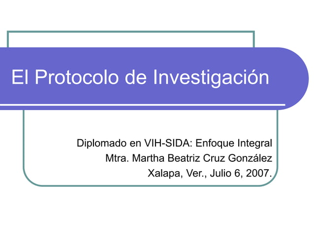 El Protocolo de Investigacion.ppt