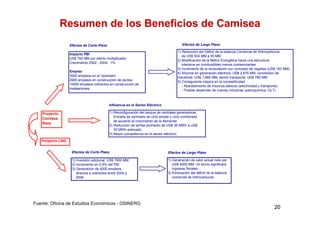 El proyecto Camisea y el desarrollo de la industria de gas natural en ...