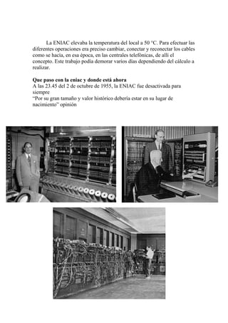 El proyecto eniac | PDF
