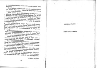 El proyecto nacional