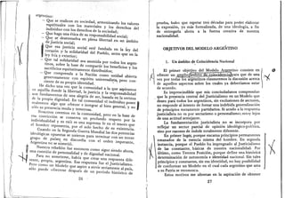 El proyecto nacional