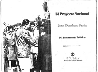 El proyecto nacional