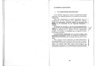 El proyecto nacional