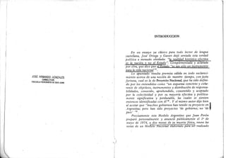 El proyecto nacional