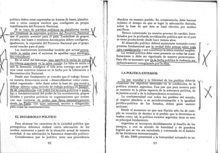 El proyecto nacional