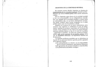 El proyecto nacional