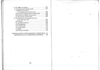 El proyecto nacional