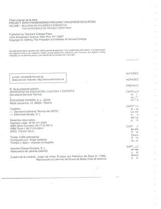 El proyecto spectrum tomo 1 | PDF