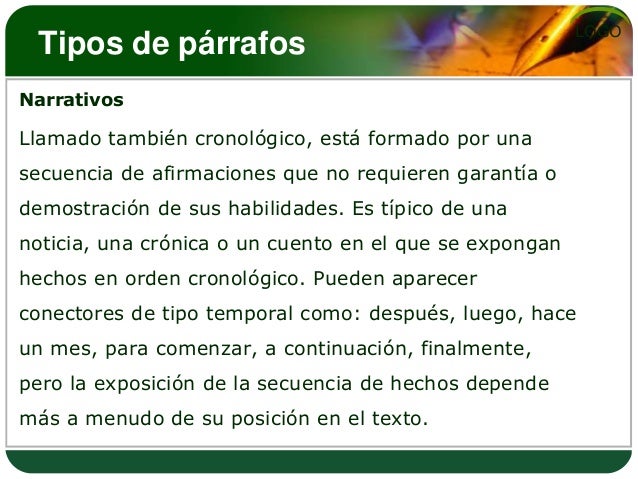 El párrafo