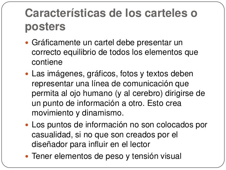 El póster publicitario