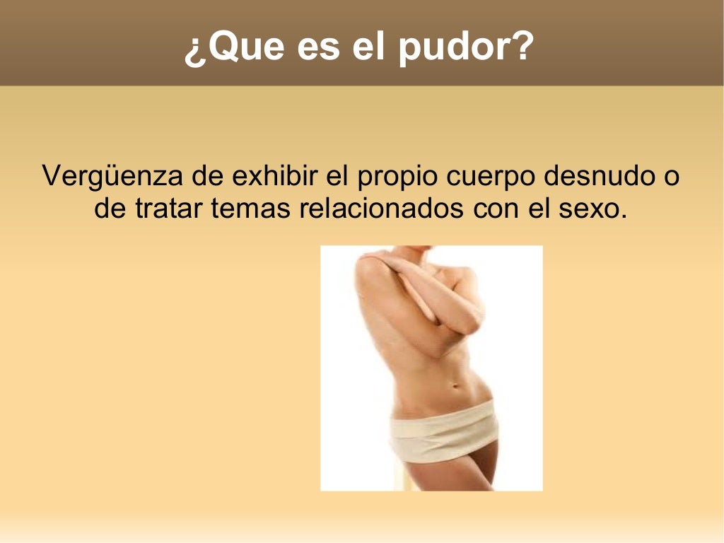 El pudor