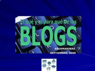 BLOGS El qué y el para qué de los AGUAMARINAS  SEPTIEMBRE, 2009 