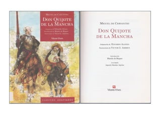EL QUIJOTE.pdf Libro adaptado de la edicion vicens vives de clasicos hispanicoss