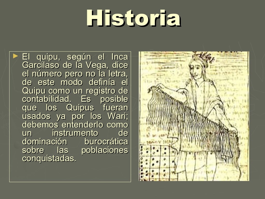 El quipu en los incas