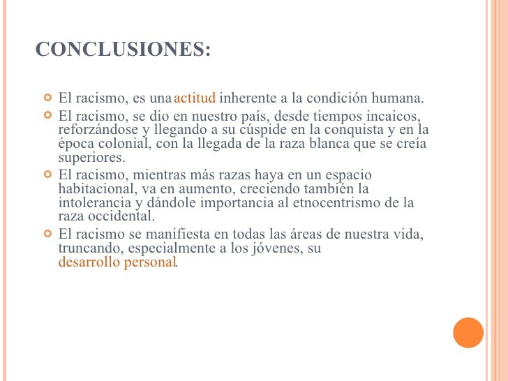 Definicion Del Racismo En Peru Definicion Del Racismo En Peru