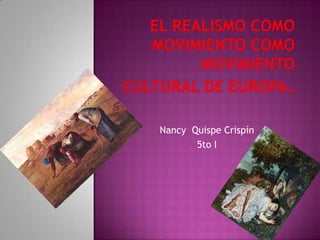 Nancy Quispe Crispín
       5to I
 
