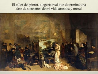 El taller del pintor, alegoría real que determina una
    fase de siete años de mi vida artística y moral
 