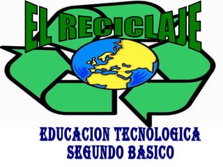 EL RECICLAJE EDUCACION TECNOLOGICA SEGUNDO BASICO 