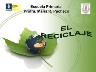 Escuela Primaria
Profra. María R. Pacheco
 