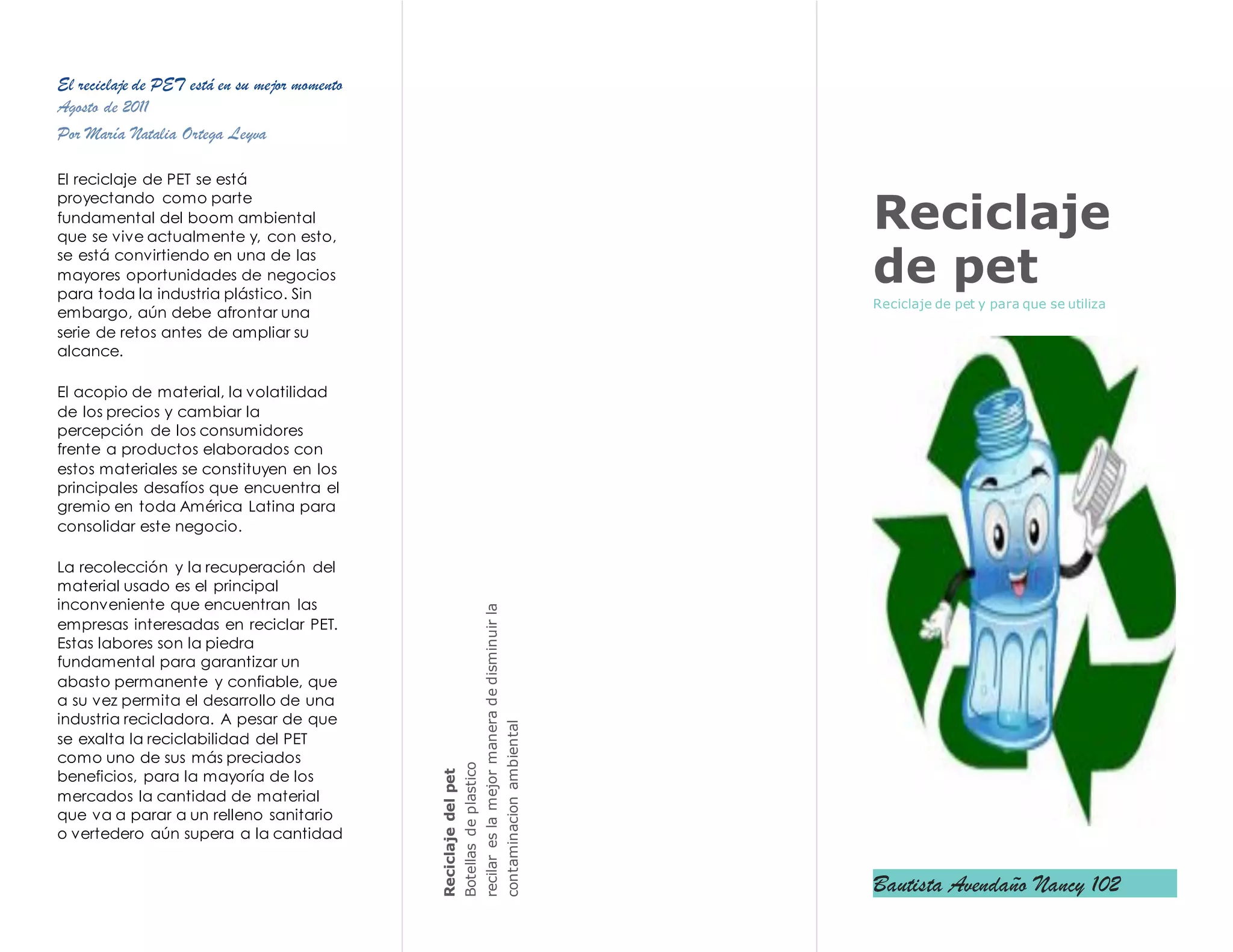 El reciclaje de pet está en su mejor momento | PPT