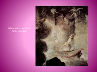 Ulises pasa a través de
Escila y Caribdis
 