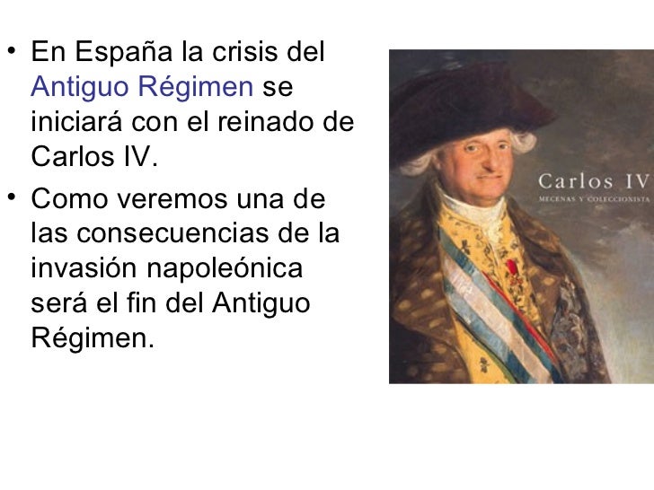El reinado de Carlos IV