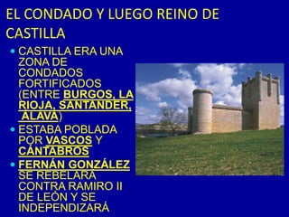 LOS MOZÁRABESTRAS LA INVASIÓN MUSULMANA (711), PARTE DE LA POBLACIÓN HISPANO-VISIGODA SIGUIÓ CONSERVANDO LA RELIGIÓN Y CULTURA CRISTIANASCON EL TIEMPO, ESTÁ COMUNIDAD, LLAMADOS MOZÁRABES, SE VAN QUEDANDO ANCLADOS EN LOS USOS VISIGODOS, A LOS QUE UNEN ELEMENTOS MUSULMANESSAN MIGUEL DE ESCALADA (LEÓN) ARTE MOZÁRABE