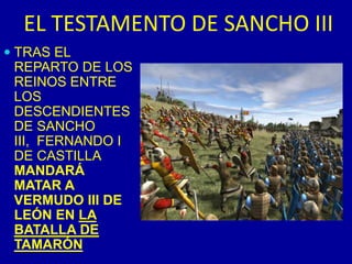 LOS MOZÁRABESLOS REYES DE LEÓN SE PROCLAMARÁN CONTINUADORES DE LA LEGITIMIDAD VISIGÓTICA Y FOMENTARÁN LA LLEGADA DE ESTOS NUEVOS POBLADORESLOS MOZÁRABES LLEVARÁN CONSIGO USOS VISIGÓTICOS, PERO TAMBIÉN COSTUMBRES Y MODAS ISLÁMICASSU PRINCIPAL ASENTAMIENTO FUERON TIERRAS DEL SUR DE LA PROVINCIA DE LEÓN, ZAMORA Y SALAMANCASAN CEBRIÁN DE MAZOTE (VALLADOLID) Y SANTA MARÍA DE LEBEÑA (CANTABRIA)ARTE MOZÁRABE