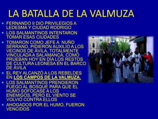 RECIBE LA CIUDAD DE TOROLA GUERRA ENTRE HERMANOSSANCHO II DE CASTILLA, DESCONTENTO CON EL REPARTO DE LOS REINOS INICIA UNA GUERRA CONTRA SUS HERMANOS