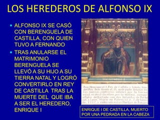 ALFONSO IX – ÚLTIMO REY DE LEÓNCONVOCÓ LAS PRIMERAS CORTES DE EUROPA OCCIDENTAL CON PARTICIPACIÓN DE LOS CIUDADANOSEL REINO DE LEÓN SE ANTICIPÓ AL PARLAMENTARISMO INGLÉSLAS CORTES DE LEÓN (1.188) FUERON EL PRIMER ANTECEDENTE DE LAS CORTES DEMOCRÁTICAS DE ESPAÑA