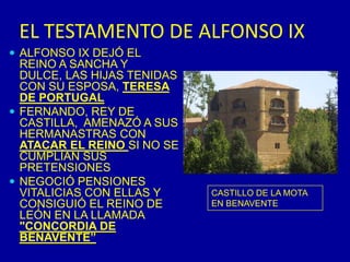 LAS CORTES DE LEÓN (1.188)REUNIDAS EN EL CLAUSTRO DE SAN ISIDORO DE LEÓNLOS TEMAS TRATADOS FUERON PIONEROS PARA SU ÉPOCA, AUNQUE HOY DÍA NOS PARECERÍAN COSAS NORMALESSE RECONOCE LA INVIOLABILIDAD DEL DOMICILIO, DEL CORREO, LA NECESIDAD DEL REY DE CONVOCAR CORTES PARA HACER LA GUERRA O DECLARAR LA PAZ
