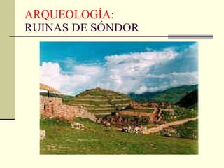 ARQUEOLOGÍA: RUINAS DE SÓNDOR 