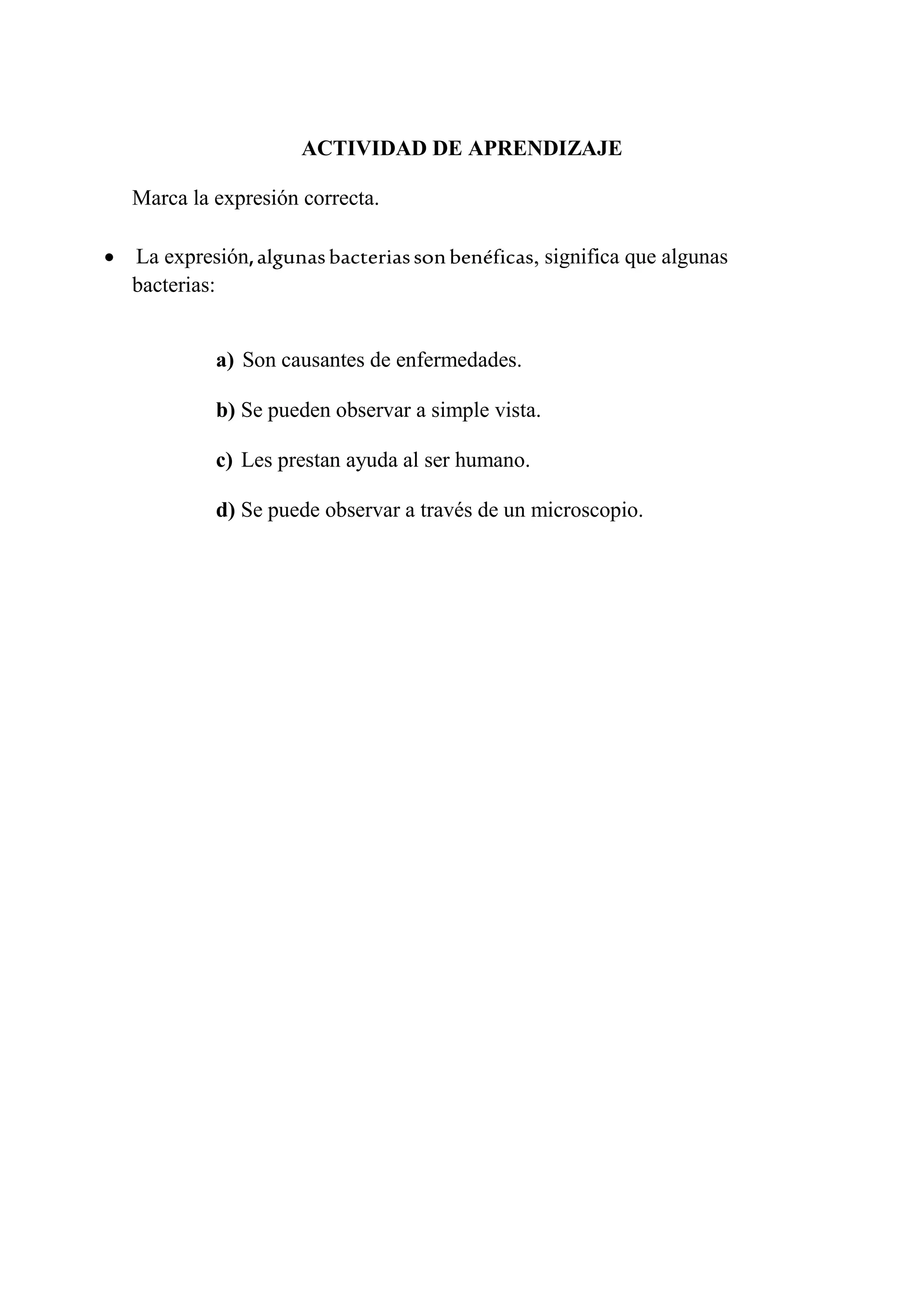 El reino monera | DOCX