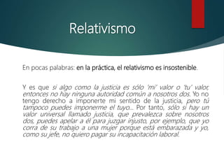 Los Sofistas y el Relativismo