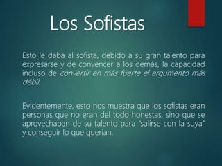 Los Sofistas y el Relativismo