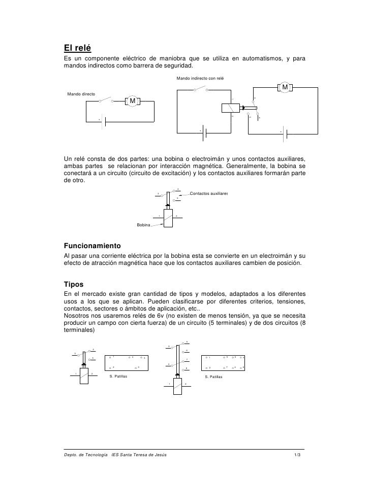 Rele de 8 pines diagrama