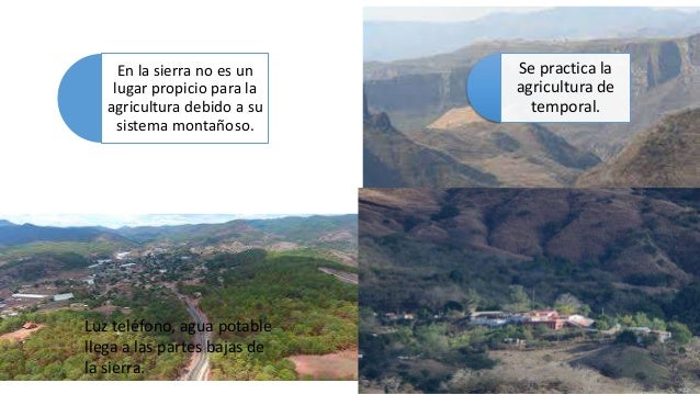 El relieve de sinaloa