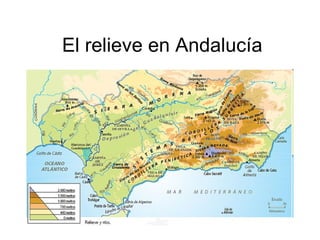 El relieve en Andalucía  