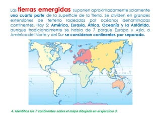 El relieve terrestre.