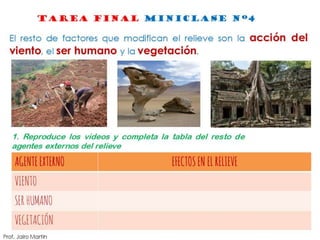 El relieve terrestre.