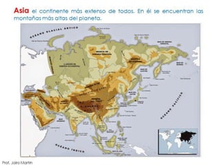El relieve terrestre.