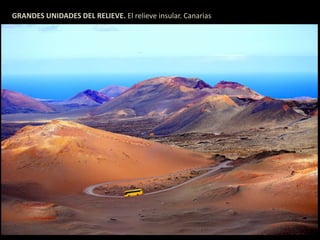 GRANDES UNIDADES DEL RELIEVE. El relieve insular. Canarias 
 