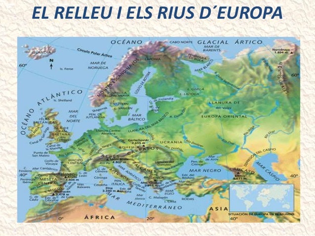 El Relleu I Les Costes D Europa