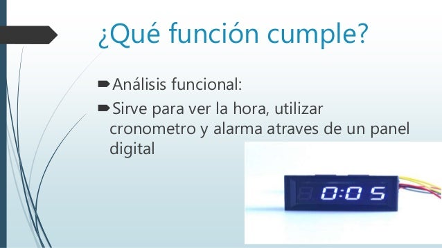 para que sirve el reloj