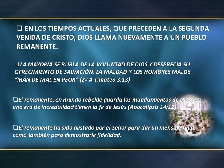 El Remanente y su Mision