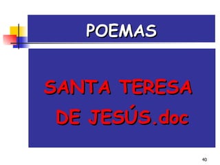 POEMAS SANTA TERESA  DE JESÚS. doc 