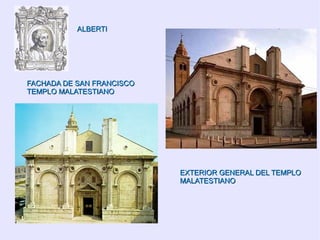FACHADA DE SAN FRANCISCO TEMPLO MALATESTIANO EXTERIOR GENERAL DEL TEMPLO MALATESTIANO ALBERTI 