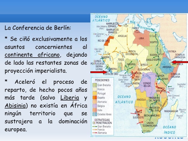 El reparto de áfrica El reparto de áfrica