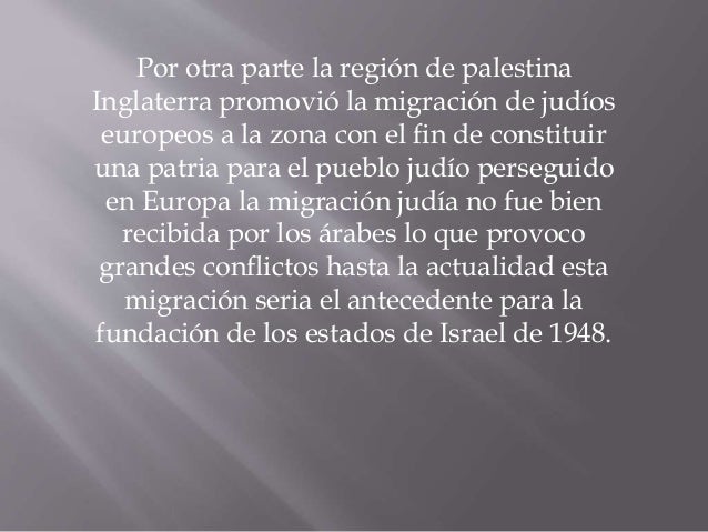 El reparto de medio oriente.