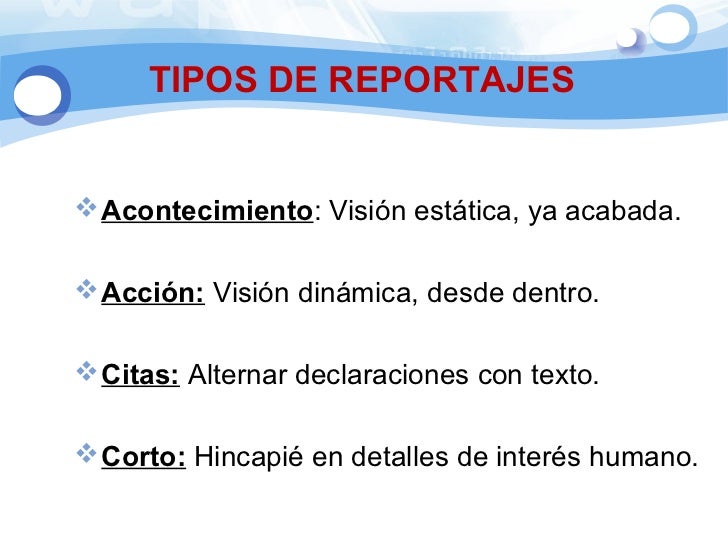 El reportaje